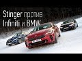 Что может адаптированный для России Kia Stinger? Сравниваем с BMW 430i Gran Coupe и Infiniti Q50