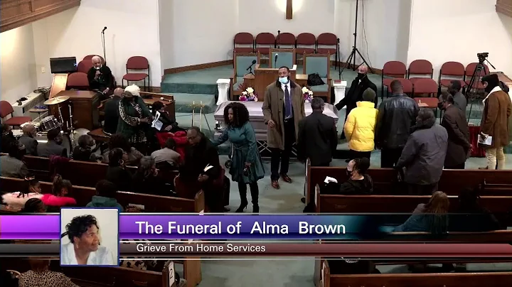 The Funeral Services for Alma Brown