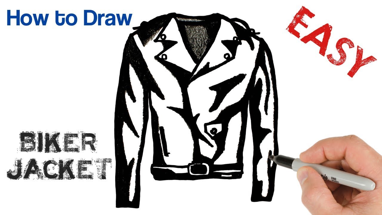 How To Draw Leather Jacket | vlr.eng.br