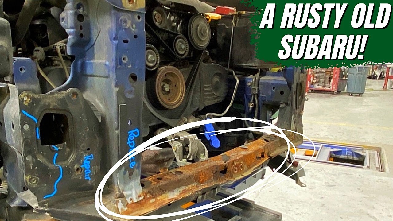 This rusty #Subaru was crumbing! Someone didn't do it the right way # ...