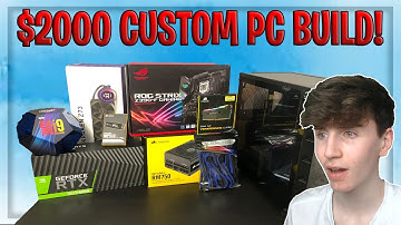 Building My First Gaming PC! ($2000 Custom PC Build)