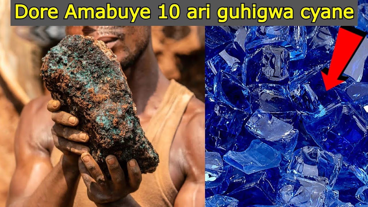 😱Ngaya amabuye y'agaciro 10 ya mbere agezweho 😲avamo ibikoresho bihambaye |  Harimo n'iry'u Rwanda