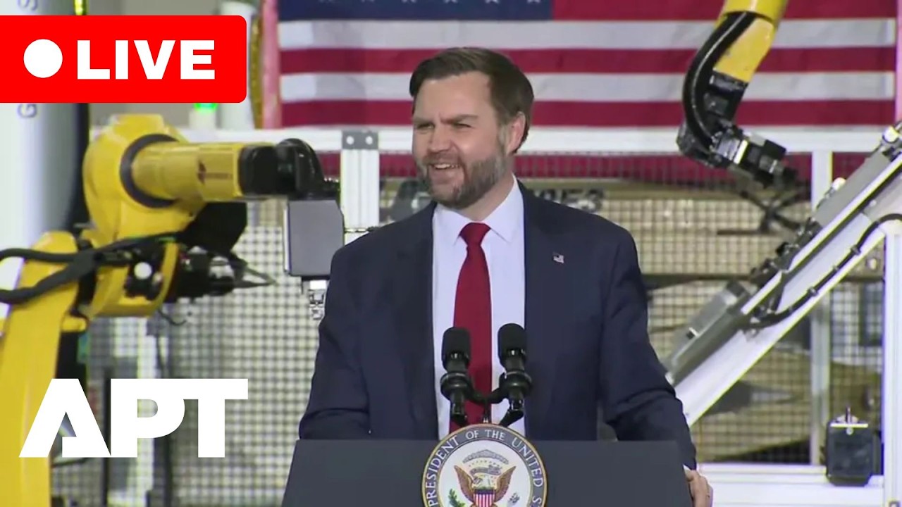 VP JD Vance Speaks at Precision Manufacturing Plant in Wisconsin | APT