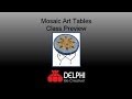 Mosaic Art Tables Preview | Delphi Glass