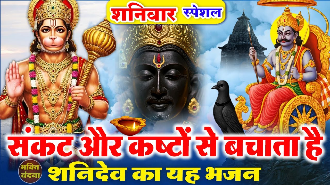 शनिदेव व हनुमान जी का शक्तिशाली भजन सुनने से सुनने से कष्ट संकट व शनि साढ़ेसाती से छुटकारा मिलता है