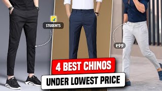 Best Chinos For Men 🔥| Best chinos under 500 | Best trousers for men under 500