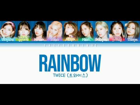 Twice Rainbow Lyrics Color Coded Lyrics Han Rom Pt Br