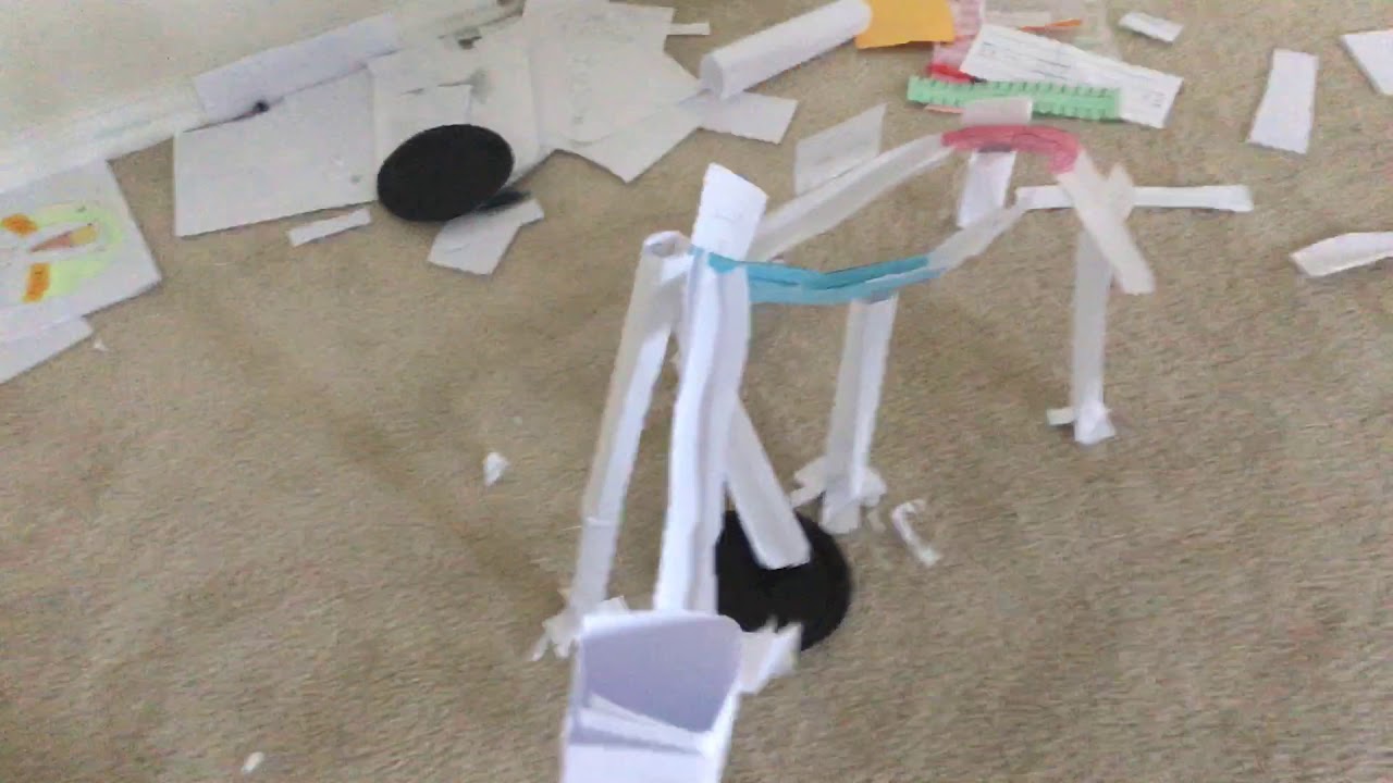 Paper roller coaster YouTube