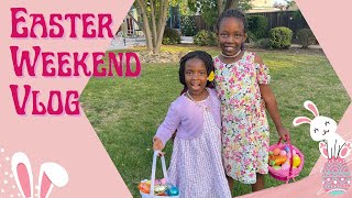 Easter Weekend VLOG 2022 || Egg Hunt, Cookie Decorating, Brunch with Easter Bunny