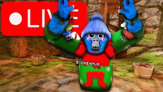 🔴 GORILLA TAG LIVE! ROAD TO 13K🔴NEW UPDATE! (MINIGAMES & CODES)