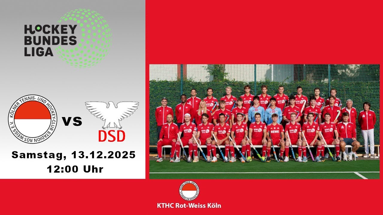 Rot-Weiss Köln - DSD Düsseldorf - 1. Hallenhockey Bundesliga Herren