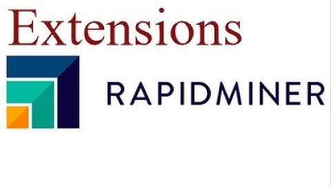 How to install extension in RapidMiner #shorts