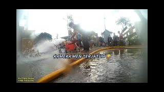 LATIHAN BERSAMA SEKALIGUS CEK PERALATAN PEMADAM DI SIRING BANJARMASIN