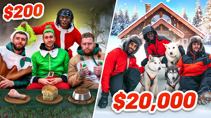 SIDEMEN $20,000 vs $200 CHRISTMAS DAY