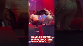 On stage with Ashanti 😍🔥♥️ #ashanti
