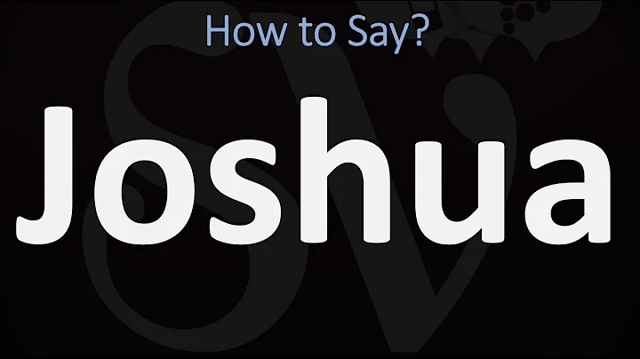 How to Pronounce Joshua? (CORRECTLY)