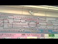 JRの上野駅  路線図