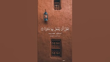 لا اقسم بيوم القيامة | القارئ عبدالعزيز الجويعي