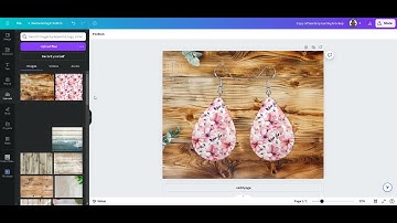 Canva Teardrop Earring Tutorial