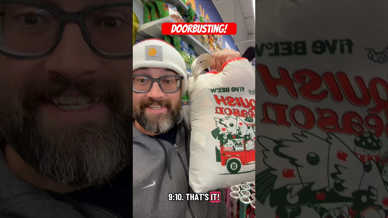 Kohl’s, JCPenney, and Five Below for their doorbuster sales. 