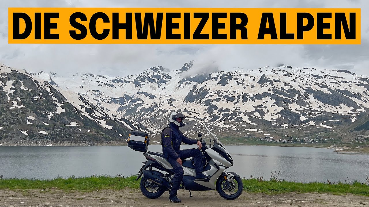 Tag 3 meiner Scooter Reise | Über die Schweizer Alpen nach Lecco mit dem Zontes 350 E