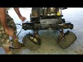 How to replace the  front axle on a Craftsman lawn mower.