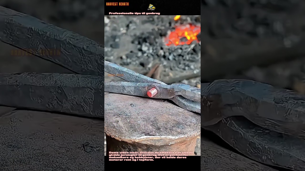 🔨‍🔧 Smeding af glødde jerningler | Professionelle tips til genbrug