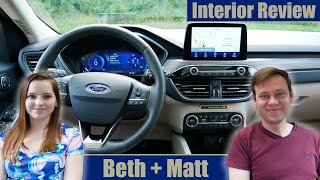 2020 Ford Escape Hybrid Interior Review