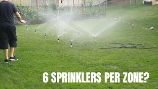 How many sprinkler heads per zone do you need?