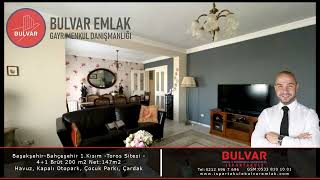 Bahçeşehir 1.Kısım Toros Evleri 41 Brüt 200M2 .Ispartakulebulvaremlak