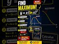 Find Maximum for y=x(lnx )^2 Logarithmic Function | MCV4U Calculus Challenge