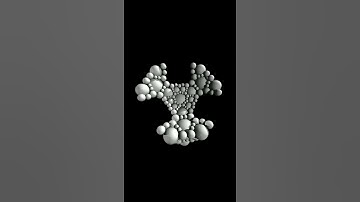 Spatial Configurations of Spheres - Algorithmic Art  #fractal #3d