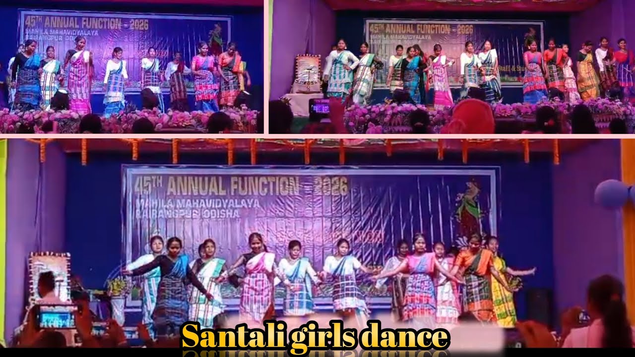 Annual functions of Rairangpur women's college _2026//