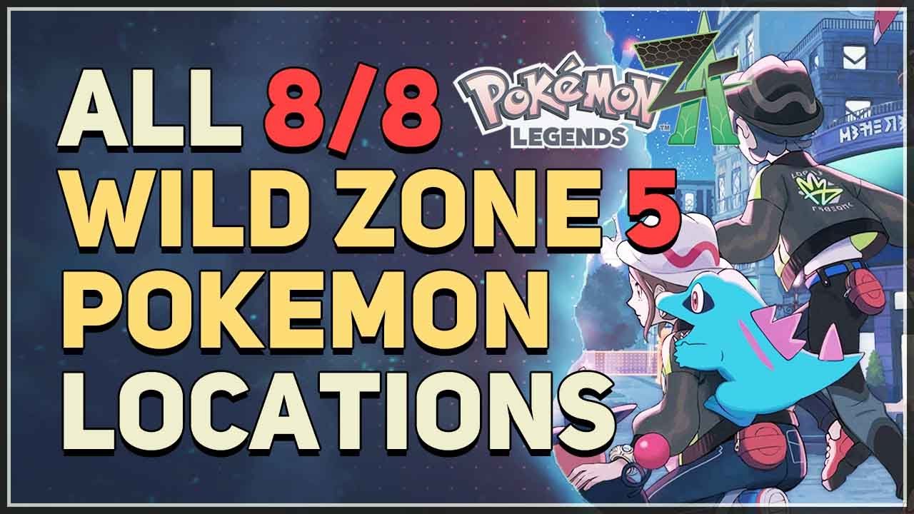 All Wild Zone 5 Pokemon Locations Pokemon Legends Z-A - YouTube