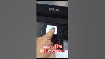 How to Epson L6170 L6270 #display problem