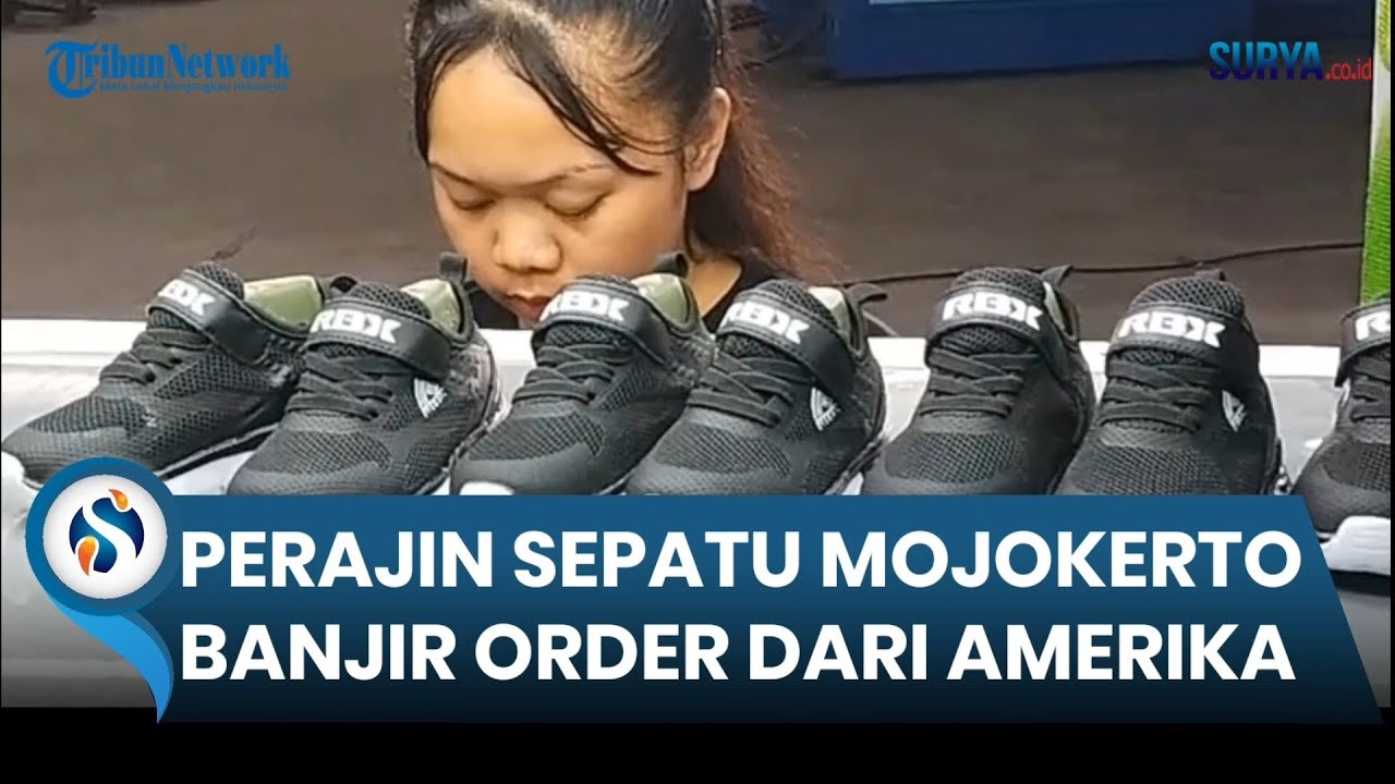 Ribuan Sepatu Buatan Perajin Asli Kota Mojokerto Siap Dipasarkan ke Negeri Paman Sam