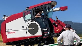 遂に来た！　#yanmar #農業機械  ＃6条刈り　#shorts