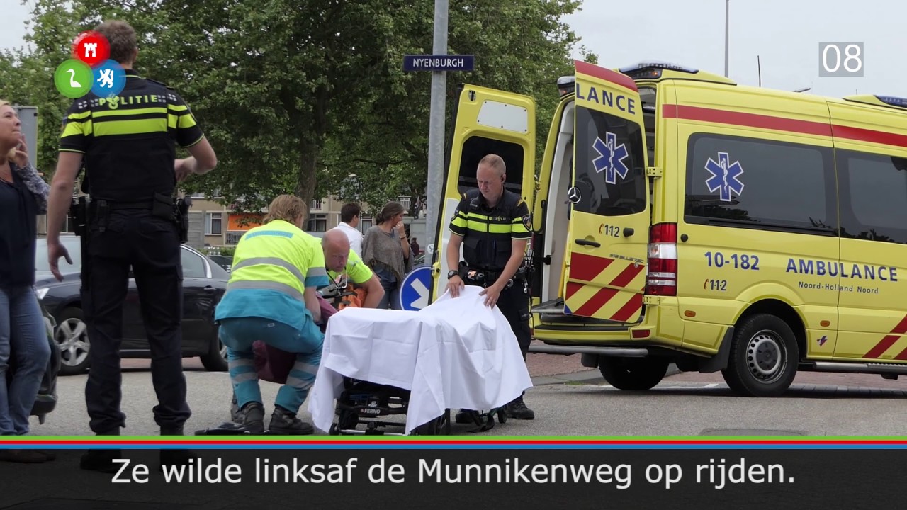Fietsster gewond na aanrijding op Herenweg/Nyenburgh
