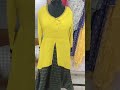 A one-piece dress with a jacket pattern is a stylish and versatile outfit option.