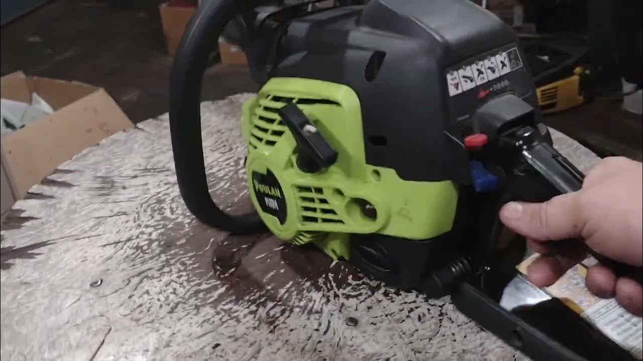 poulan PL3314 chainsaw 14" bar an chain YouTube