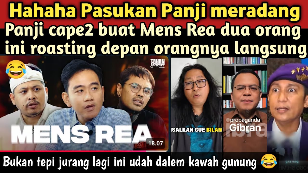 Pasukan Panji Kaget! Reaksi Gibran diroasting Muslim dan Coki soal Panji, responnya santai banget!
