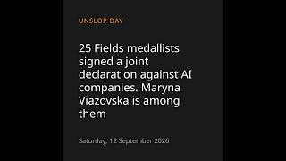 25 Fields medallists sign a declaration against AI labs
