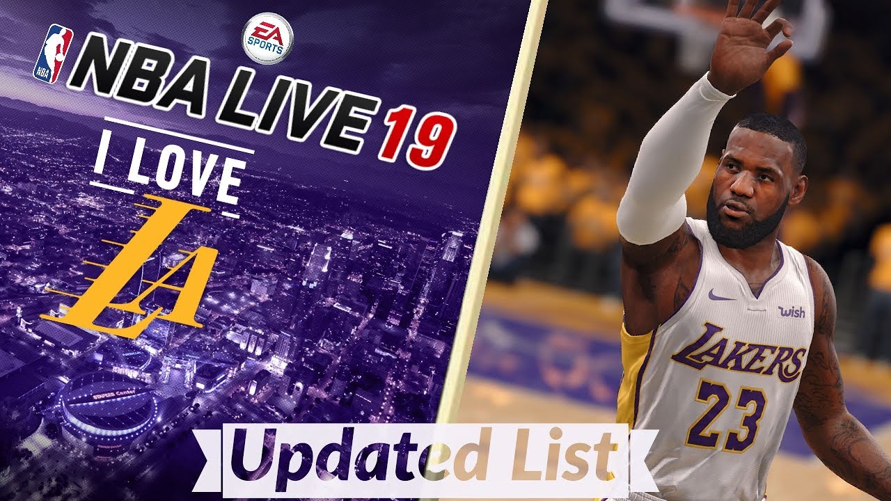 NBA Live 19 Updated Multiplayer, Commentary, and High School Journey Road to Legend Status WishList