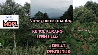 Kebun durian 80 pohonNangka koneng luas 8000M2 AJB Hrg 70rb/m || JL mobil bisa di buat