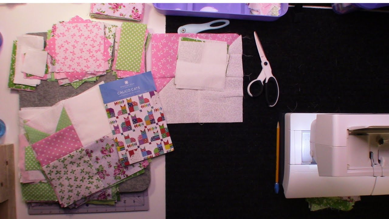 Calico Cats Quilt Right Facing Blocks YouTube
