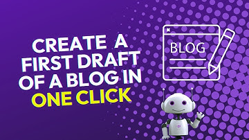Write YOUR Blog Post with ONE CLICK!