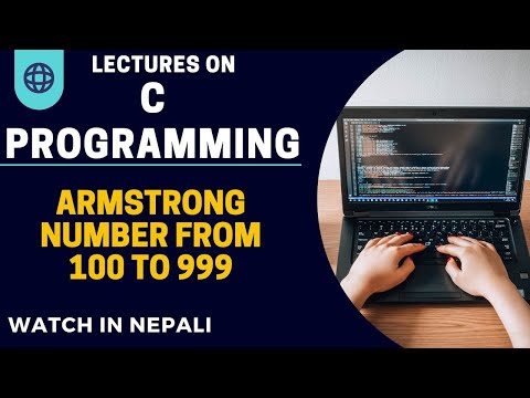 C programming || Armstrong number from 100 to 999