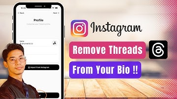 How to Remove Threads from Instagram Bio !