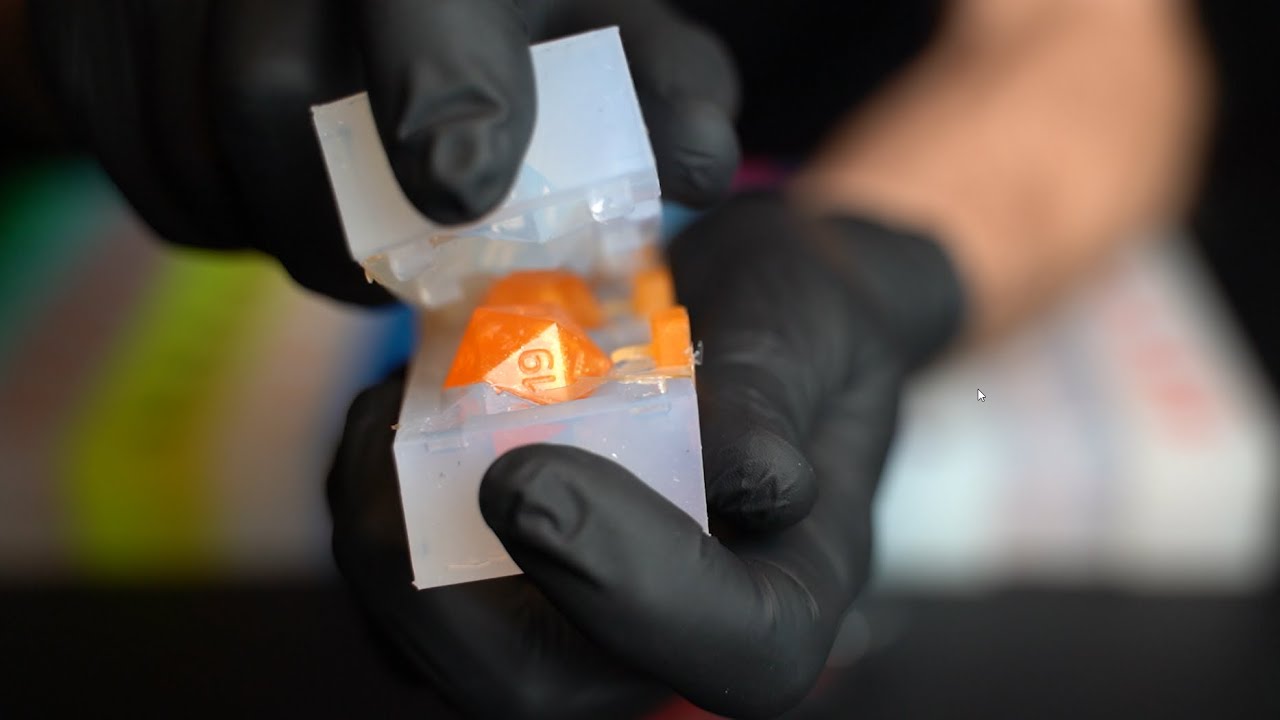 Oddly Satisfying Dice Demolding and Trimming ASMR