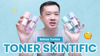 AWAS SALAH PAKE TONER! SKINTIFIC 5% AHA BHA PHA, 1% Glycolic Acid, 4D Hyaluronic, 5X Ceramide.